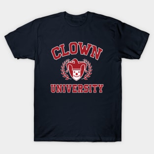 Clown university red and white T-Shirt